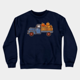 Pickup A Pumpkin! (Blue Version) Crewneck Sweatshirt